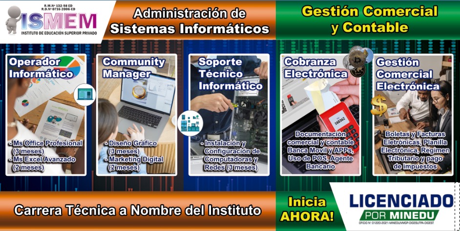 carrera tecnica a nombre del instituto